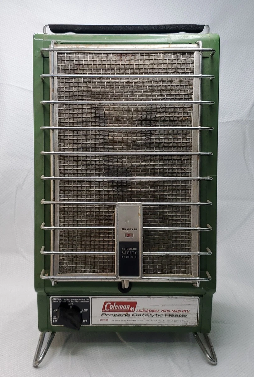Vintage 1974 Coleman Catalytic Propane Heater 2000-5000 BTU 5445B131  Camping | eBay