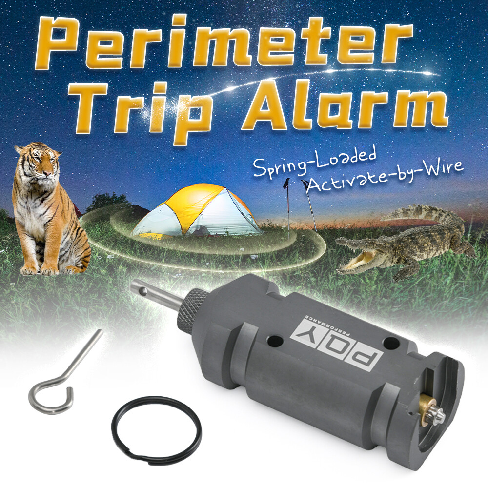 Safe Perimeter Trip Wire Alarm Perimeter Trip Alarm Aluminum Alloy Camp