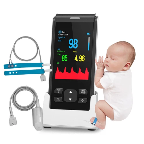 Handheld Pulse Oximeter Fingertip Blood Oxygen Monitor SpO2 Heart Rate Oximeters
