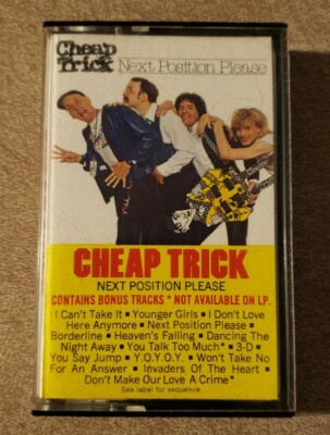 Used Cheap Trick Next Position Please (1983) Cassette Tape Tested! Free Shipping