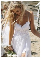 Lace Wedding Dress A-Line/Princess Sweetheart Sweep Train With Appliqued