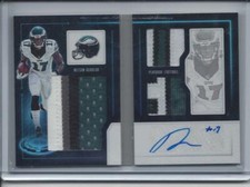 NELSON AGHOLOR 2016 PANINI PLAYBOOK RED TRIPLE JUMBO PATCH AUTO BOOK #D 5/10