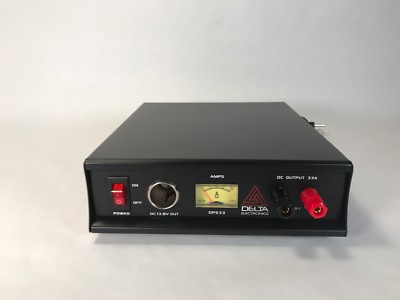 Power Supply 33 Amp 12-13.8v AC/DC w/ AMPERAGE Meter DELTA DPS33