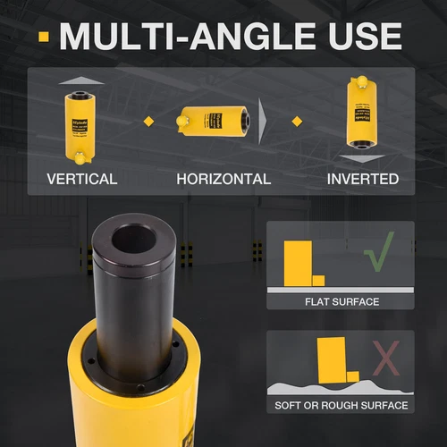 RCH-20100 Hollow Hydraulic Jack Stroke Single Acting Hollow Plunger Cylinder - Bild 6 von 13