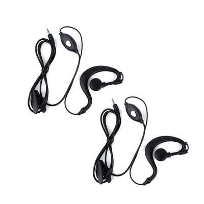 2 Micro Cuffie Per Talkcom, Brondi E MIDLAND Di 1 Pin ALAN777 K1 Con Ptt |  eBay
