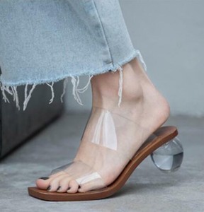 round heel mules