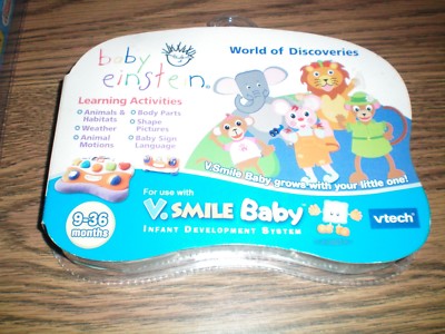 VSmile Baby VTech Baby Einstein World of Discoveries Used in package