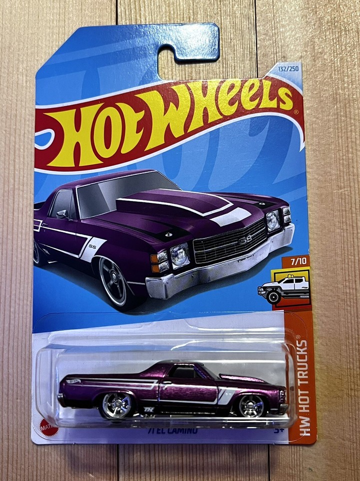 Hot Wheels Super Treasure Hunt 2024 - '71 El Camino Purple - Édition Limitée - 1/64