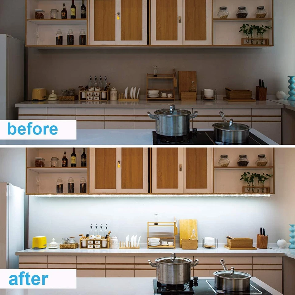 under Counter Light, Dimmable LED under Cabinet Lighting, 6 PCS LED Strip Light - Image 4 of 4