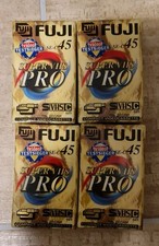 4 x FUJI Super VHS PRO 45min S-VHS-C Camcorder Kassette Tape SE-C45 NEU 000-295