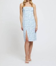 French Connection Echo Crepe Midi Dress Size 4