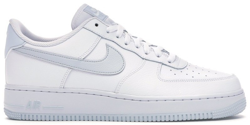 Preços baixos em Nike Air Force 1 '07 Low White Metallic Silver | eBay