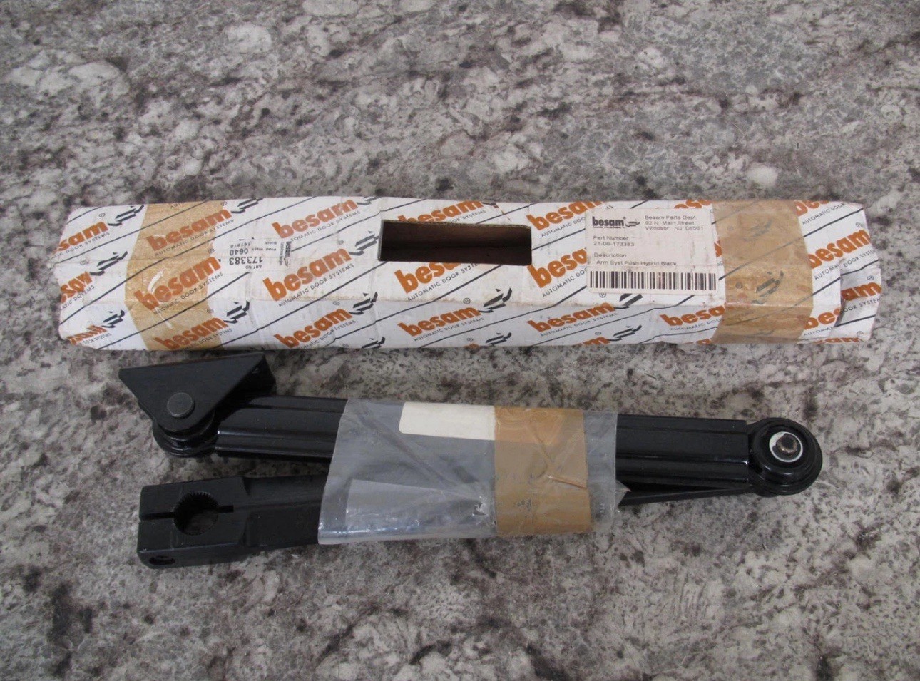 New Besam 21-06-173383 Black Electra Automatic Door Swing Arm Assy Free Shipping