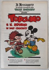 walt disney il messaggero presenta TOPOLINO E IL RITORNO DI DAVY CROCKETT 1990