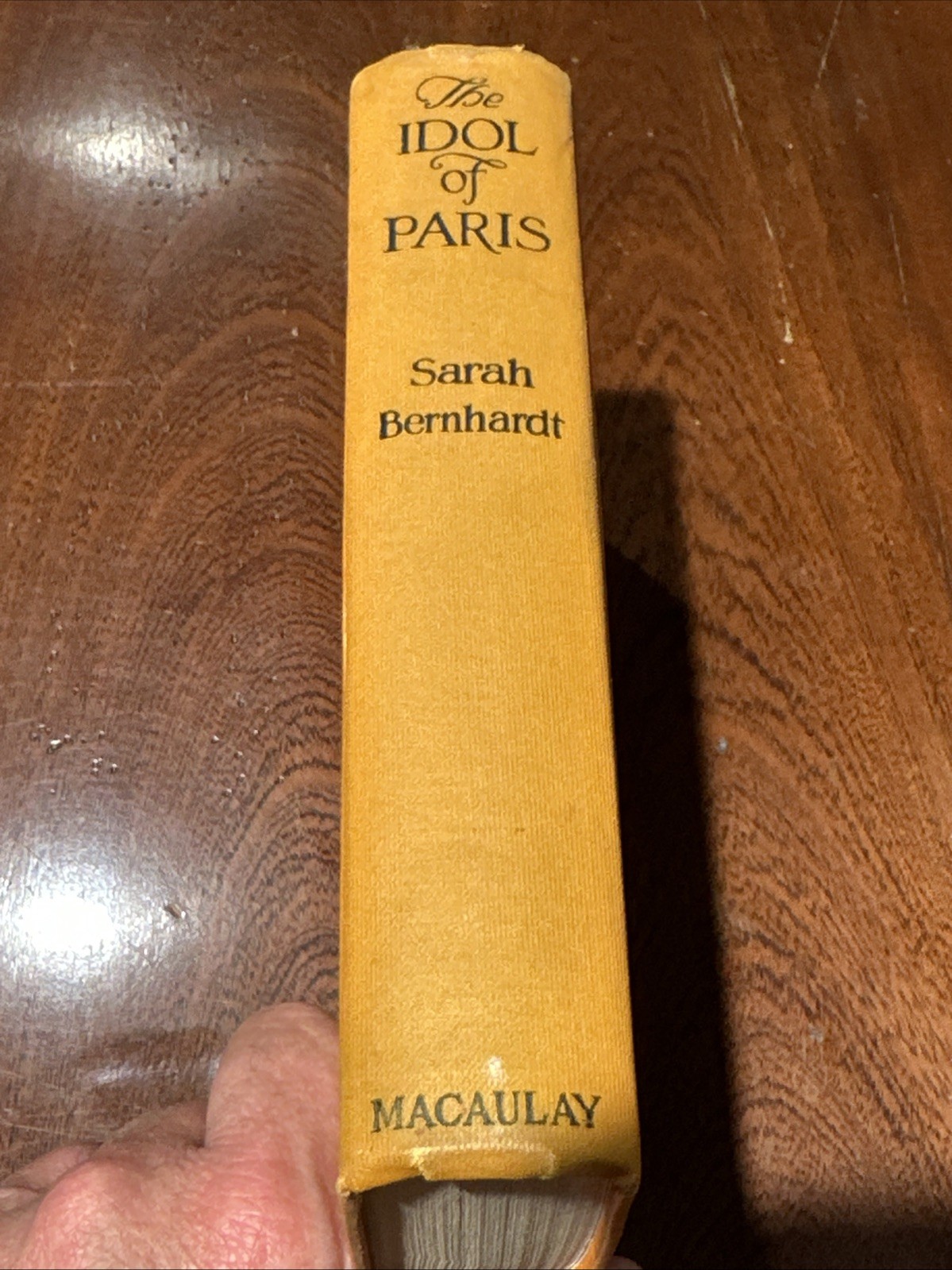 Sarah Bernhardt The Idol of Paris 1ST ED HC DJ 1922 B-111225