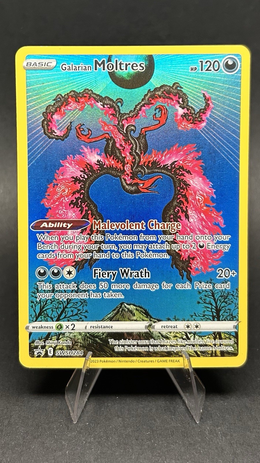 Sword And Shield Galarian Moltres Black Star Promo SWSH284 Pokemon TCG
