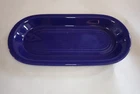 Vintage Fiestaware Cobalt Blue Corn Cob Dish/Relish Tray