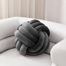 Knot Pillow - Soft & Plush Pillow for Bed/Living Room, Decorative Cushion Han...