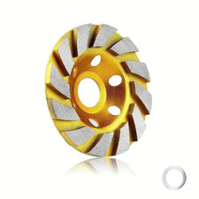 4 Diamond Cup Grinding Wheel 12 Segments Heavy Duty Turbo Disc For Concrete 4 Diamond Cup Grinding Wheel 12 Segments Heavy Duty Turbo Disc For Concrete