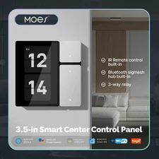 Tuya WiFi Smart Control Panel 3.5"Touch Screen,3 Relays &Buttons,Home Automation