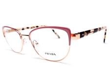 NEW Prada VPR63X 03B-1O1 Women's Eyeglasses Frames Pink/Pink Gold Cats Eye 51/17