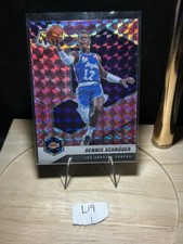 2020-21 Panini Mosaic - Pink Camo Mosaic Prizm #131 Dennis Schroder