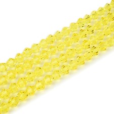 500pcs Czech Faceted Bicone Crystal Loose Glass Beads Spacer Bulk 4mm 0.16 I...