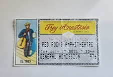 Trey Anastasio 2001 Red Rocks Ticket Stub Morrison CO