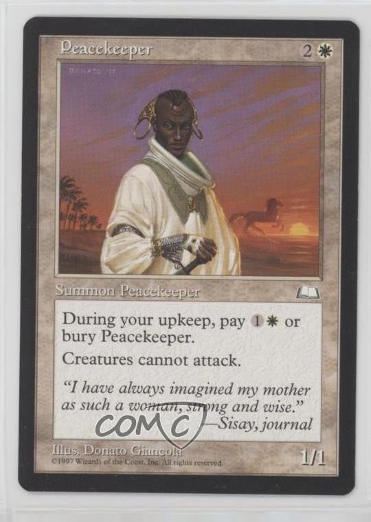 Peacekeeper Magic: Weatherlight 1997