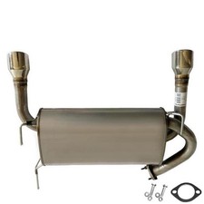Stainless Steel Exhaust Muffler With Bolts Fits 2003 - 2008 Infiniti Fx35