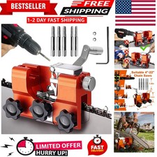 2025 Upgraded Chainsaw Sharpener,Chain Saw Sharpening Jig,Hand-Cranked Chainsaw
