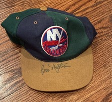 Bob Nystrom Autographed Vintage New York Islanders Hat