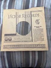  263 VICTOR Record Sleeve Only 78 Rpm 10 In 1938 AS IS 