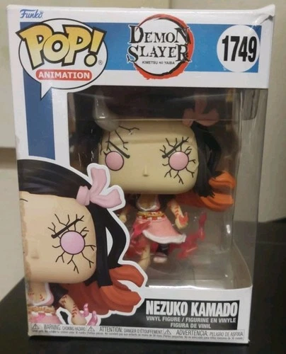 🌸 Funko Pop! Demon Slayer – Nezuko Kamado #1749 (New, Damaged Box) 🐷