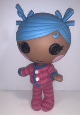 Lalaloopsy Doll Little Bundles Snuggle Stuff Blue Silly Hair Pink Pajamas 7.5