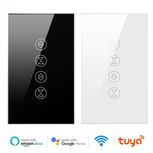 Tuya Interruttore Smart WiFi per Controllo di Due Tapparelle e Tende con APP - Foto 1 di 11
