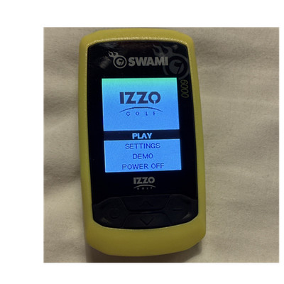 Izzo Golf Swami 6000 GPS Device Yellow Black Plastic Golf GPS for Golf