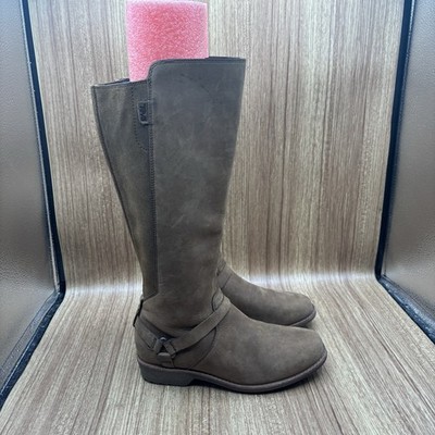 Teva De La Vina Dos Women's Size 6 EU 37 Brown 107143 Tall Waterproof Boots