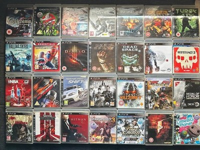 Dead Space, Mortal Kombat Playstation 3 Videogame Collectio Bundle Lot x28 Games