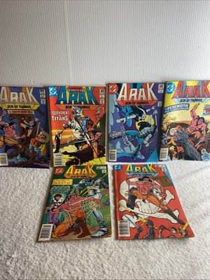 Arak Son of Thunder Lot Run Of 6 #4-#9 DC Comics (1981 Series)