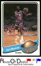1979-80 Topps #8 Earl Monroe New York Knicks Basketball Card