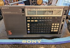  Needs Repair  Vintage Sony ICF  2010 w/Sony Adapter  Sony Strap- NOT WORKING