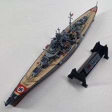 1:1000 Diecast Military Model WWII German Battleship Bismarck Warship Collection