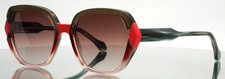 FACE A FACE Gioco 1 1103 Gradient Olive Pink Womens Sunglasses 55-18-144