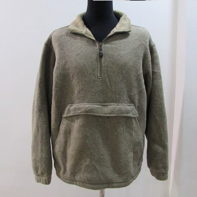 Eddie Baver Men s ¼ Zipped Fleece Beige Crew Chest Size 46/48 UK XL Sku 8163