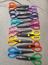 Lot Of 12 Paper Edger crafting Scissors fiskars, Provo craft stampin up