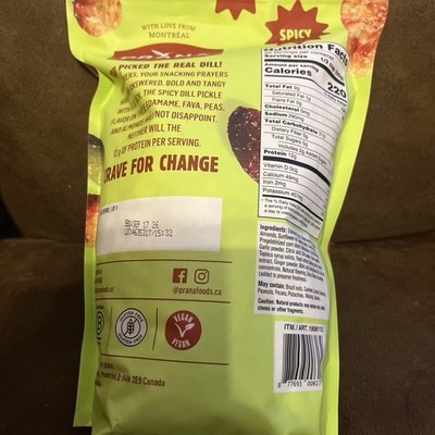 Prana Bean Me Up Spicy Dill Pickle 35.27 Ounce Bag EXP 09/2026