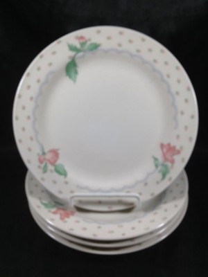 Home Styles Rose Chintz 7-1/2'' Salad Plates Set of 4