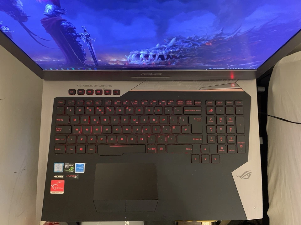 🔥 ASUS ROG G752V | i7-6700HQ | 32GB | 128 SSD + 1TB HDD | GTX -970M | 17.3" - Image 2 of 4