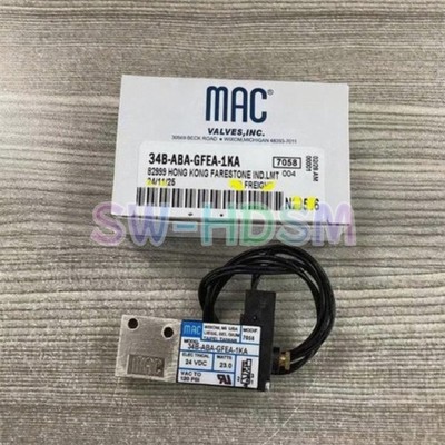 1PCS New for MAC 34B-ABA-GFEA-1KA 23W Solenoid Valve Freight Free #wd